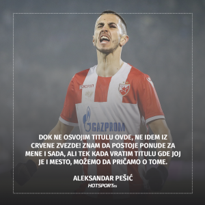Aleksandar Pešić o napuštanju Crvene zvezde