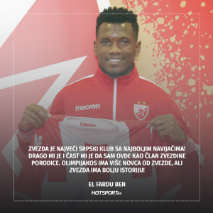 Ben na promociji u Zvezdi