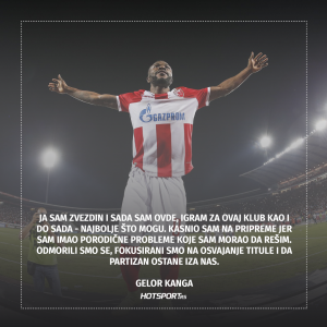 Gelor Kanga na startu priprema