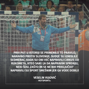 Veselin Vujović o odluci sudija u utakmici sa Nemačkom na Evropskom prvenstvu
