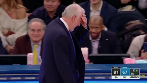 ‘KAO KAP’: Ni Greg Popović, a ni sam Đinobili nije mogao da veruje šta je slučajno uradio! (VIDEO)