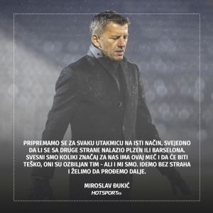 Miroslav Đukić pred Plzen