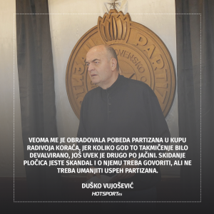 Duško Vujošević o Kupu Radivoja Koraća