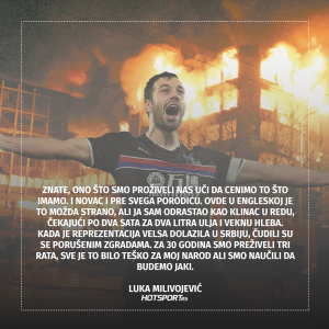 Luka Milivojević o odrastanju u Srbiji