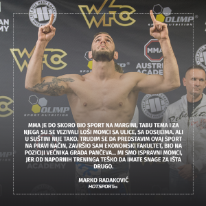 Marko Radaković o MMA borcima