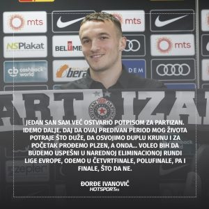 Ambicije Đorđa Ivanovića u Partizanu