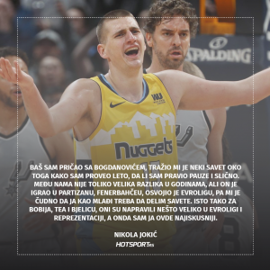 Nikola Jokić o iskustvu