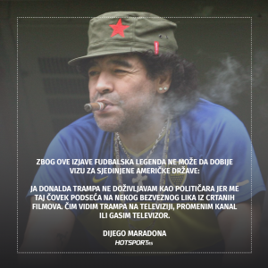 Dijego Maradona o Donaldu Trampu