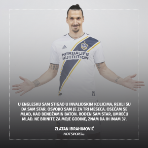 Ibrahimović po dolasku u Los Anđeleks Galaksi