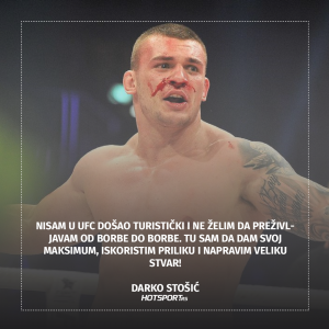 Darko Stošić o odlasku u UFC