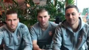 TOPLE REČI IZ LONDONA: Reprezentativci Srbije poslali poruku pordške srpskom narodu na Kosmetu i porodici Radić (VIDEO)