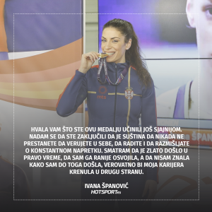 Ivana Španović nakon dočeka u Srbiji