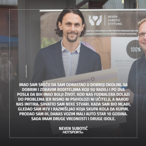 Neven Subotić o skromnom životu i vrednostima koje poštuje