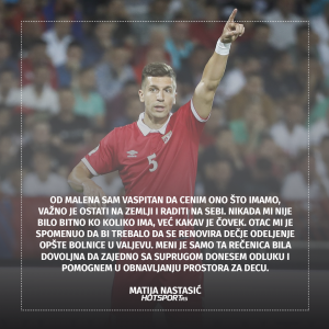 Matija Nastasić nakon što je donirao 100.000 evra za obnavljanje Dečjeg odeljenja Opšte bolnice u Valjevu