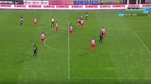 ‘PETARDA’ PARTIZANA: Ožegović pokušao da iskopira Ronalda, a Tošić ni sam ne zna kako je lopta ušla u mrežu (VIDEO)