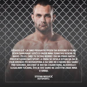 Stefan Negucić o lošem iskustvu sa filmom ‘Jesen samuraja’