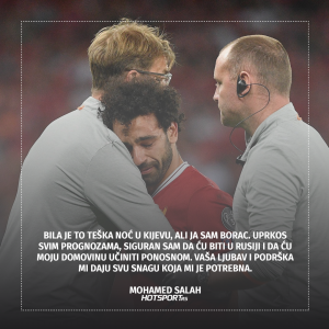 Mohamed Salah nakon finala Lige šampiona