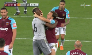 UMESTO FUDBALA, RVANJE: Pogba i Nobl u finišu prekinuli uspavanku na ‘Olimpijskom stadionu’ (VIDEO)