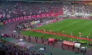 ZVEZDINA PROSLAVA: Ovacije za ‘Džina’ i Donalda, a čuli su se ozbiljni zvižduci za jednog igrača! (VIDEO)