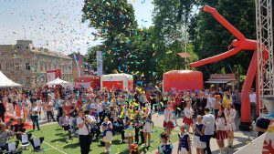 SPORTSKE IGRE MLADIH: Upaljena baklja u Sremskoj Mitrovici