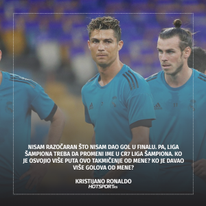 Kristijano Ronaldo posle finala Lige šampiona