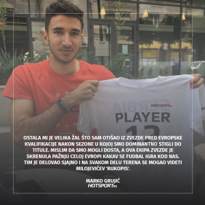 Marko Grujić o Evropi i Crvenoj zvezdi