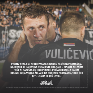 Saša Ilić nakon prolaska u finale