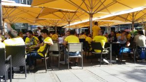 U CENTRU GRADA: Ori se pesma navijača Fenerbahčea Beogradom (VIDEO)