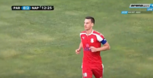 ŠOK U HUMSKOJ: Napredak za 60 sekundi do dva gola protiv Partizana, sve uz zvuke posmrtnog marša! (VIDEO)