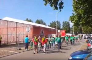 HOTSPORT IZ ARENE: Navijači Žalgirisa se uveliko okupili, litvanska pesma dominira (VIDEO)