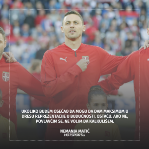 Nemanja Matić nakon poraza od Brazila