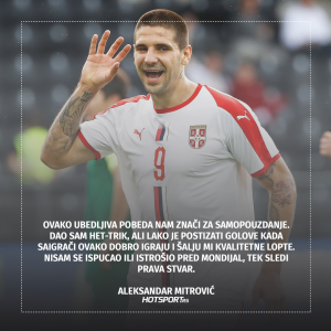 Mitrović posle pobede nad Bolivijom