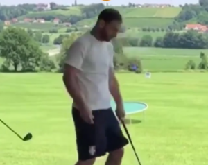 HIT SNIMAK IZ AUSTRIJE: ‘Orlovi’ se ludo zabavljaju – Matić ‘ismejao’ Baneta na golf terenu, kamera je sve uhvatila! (VIDEO)