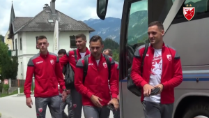 NAJVAŽNIJI DEO PRIPREMA: Crvena zvezda stigla u Austriju (VIDEO)
