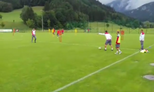 RAD NA TAKTICI: Milojević obraća pažnju na svaki detalj, evo kako vodi trening Zvezde (VIDEO)