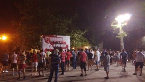 DA LI SU ZASLUŽILI VIŠE: Pogledajte koliko je navijača Zvezde stiglo na Kalemegdan da pozdravi šampione (VIDEO)