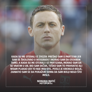 Nemanja Matić o Zvezdi i Partizanu