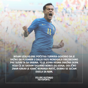 Felipe Kutinjo pred duel sa Srbijom