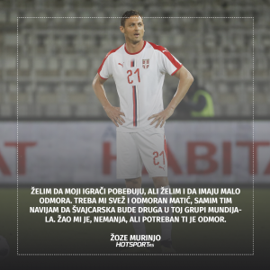 Žoze Murinjo o Nemanji Matiću i Mundijalu