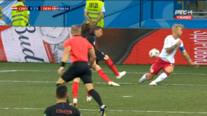 KAKVA LUDNICA NA POČETKU: Danci poveli u 59. sekundi, Hrvati izjednačili u četvrtom minutu! (VIDEO)