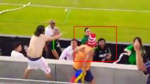 NEKADA ‘ŠKORPION’, A DANAS ‘TABADŽIJA’ NA TRIBINI: Rene Igita raspalio navijača pesnicom u lice! (VIDEO)