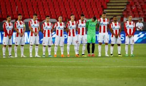 MINUT ĆUTANJA: Zvezda odala počast žrtvama u Grčkoj, a učiniće to i večeras na utakmici protiv Suduve (FOTO)