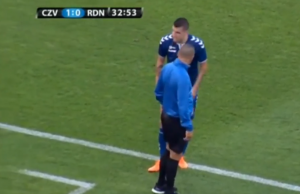 OVO JE BILO BOLNO: Žestok sudar Grbića i Borjana, zvezdaši zviždali zbog ‘namere’ pa je Grbić morao da pokaže ožiljak klupi Zvezde (FOTO-UBOD)