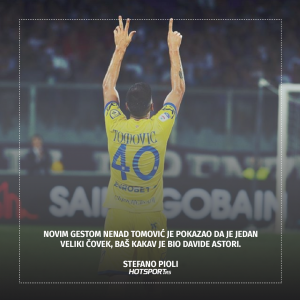Stefano Pioli o proslavi gola Nenada Tomovića