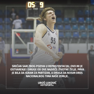 Uroš Luković o pozivu u reprezentaciju