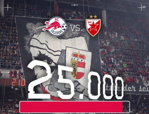 SMANJEN KAPACITET: Salcburg objavio brojke i koliko će tačno moći da bude Zvezdinih navijača na stadionu