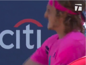 TAJ LUDI TENIS: Grk gubio od Zvereva pa sam sebi izlupao glavu (VIDEO)