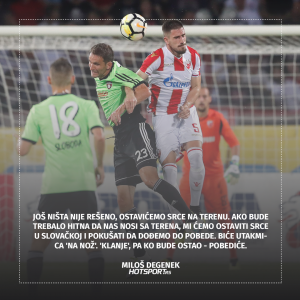 Miloš Degenek posle remija sa Spartakom iz Trnave
