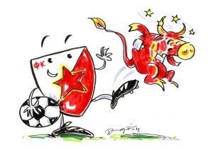 KARIKATURISTA OPET ODUŠEVIO: Radovima doneo sreću Zvezdi, sada nasmejao zvezdaše sa ‘oteranim bikom’