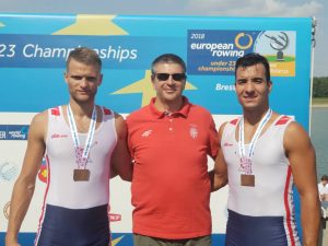 VESLANJE: Evropska bronza za Đerića i Slavnića